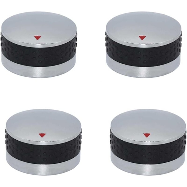 Set med 4 universella kontrollknappar för gasolgrill, 50 mm, för spis/ugn/grill (50 mm)