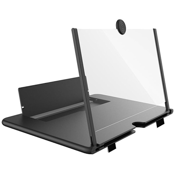 Multifunktionel 10\" Mobiltelefon Skærmforstørrelsesglas, Sort