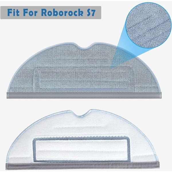 5-pack Ersättningsmoppdukar för T7 T7plus S7 Dammsugare, Rengöringsdukar för Roborock S7 Dammsugare