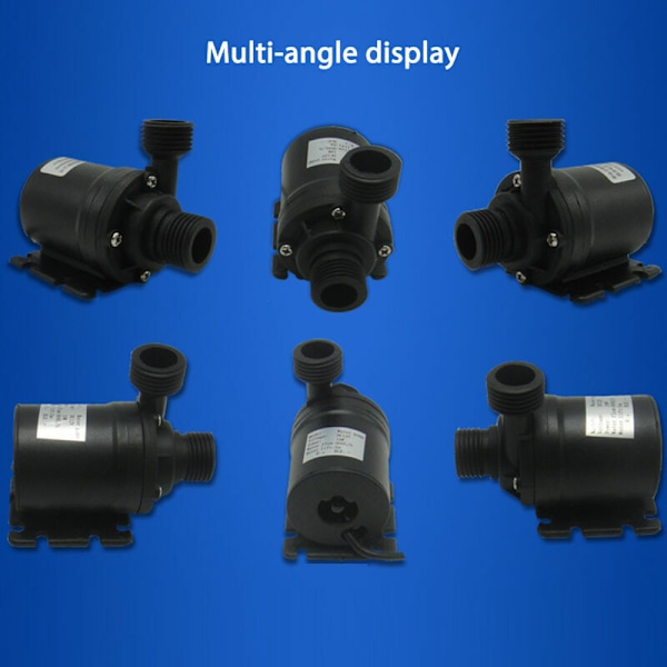 Mini dränkbar vattenpump 12V, 800l/h, borstlös motor, för kylsystem, vattencirkulation, akvariefontän