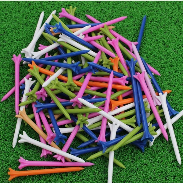 70 MM flerfärgad slitstark plast Anpassningsbara golftröjor 100 st