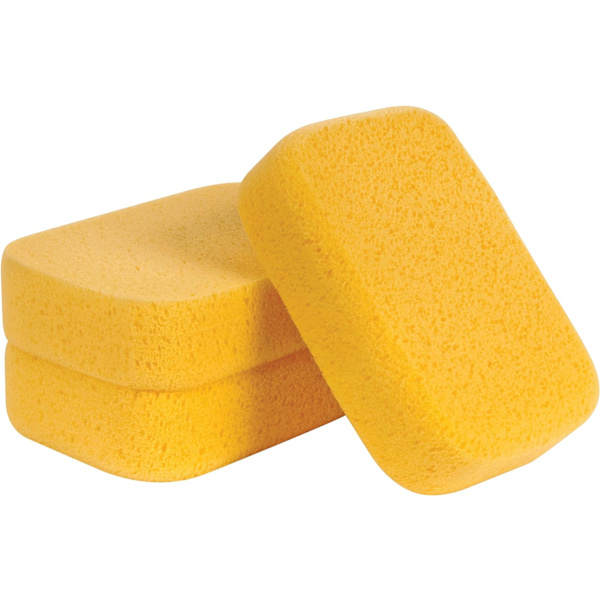 Super Grout Sponge, 3-pakning, Gul