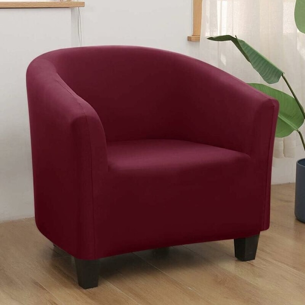 Stretch Schäslong Stolöverdrag, Lätt att Installera och Tvätta, Stolöverdrag med Armstöd Chesterfield Stolöverdrag för Diskbänk Bar Vardagsrum Mötesrum Ro
