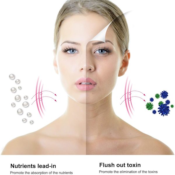 Antirrynke Ansigtsapparat, Ansigts-, Hals- og Øjenmassager 3 Tilstande Højfrekvens Vibration Ansigtsapparat til Antirrynke Anti-Aging Stramning Foryngelse