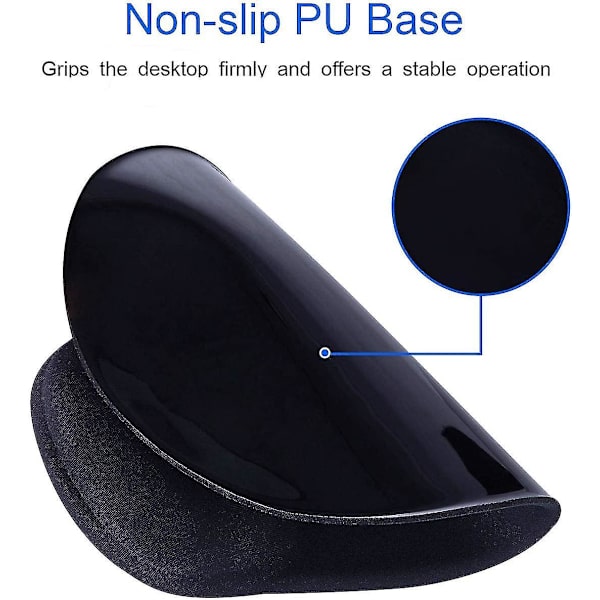 Ergonomisk Musmatta Handledsstöd, Gel-Musmatta Med Halksäker PU-Bas, Mushandledsstöd För Laptop Dator Kontorsarbete Smärta Rel