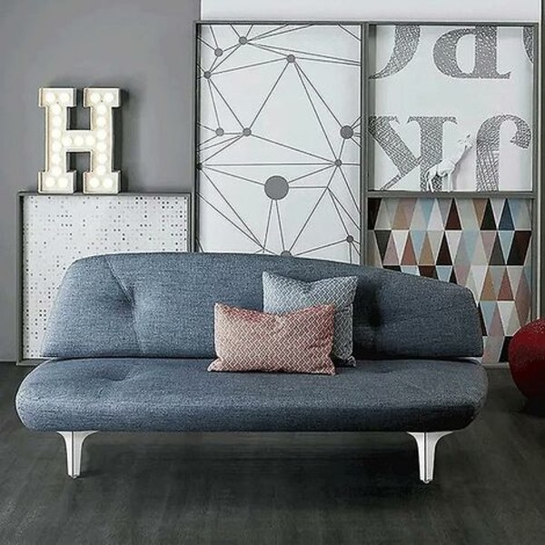 4 kappaletta metalliset sohvanjalat, modernit huonekalujalat - hopea，HANBING