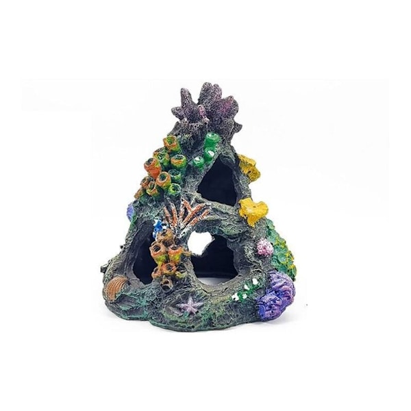 Corail akvariumdekorasjon for akvarium stein fjellhule ornamenter for Betta fisk