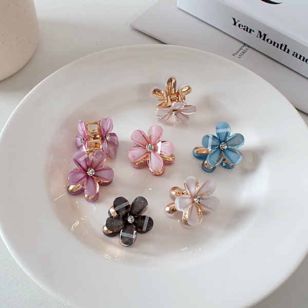 17 stk. Mini Diamant Hårklips, Små Hårklips Hårklips Til Kvinner, Jenter, Søte Mini Hårklips Hårklips Til Daglig, Fest, Bryllup