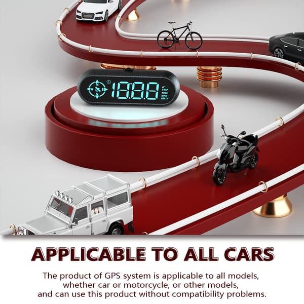 Bil Head Up Display, GPS Speedometer, KM/H og MPH, Bilhastighed ​​Display, til alle køretøjer