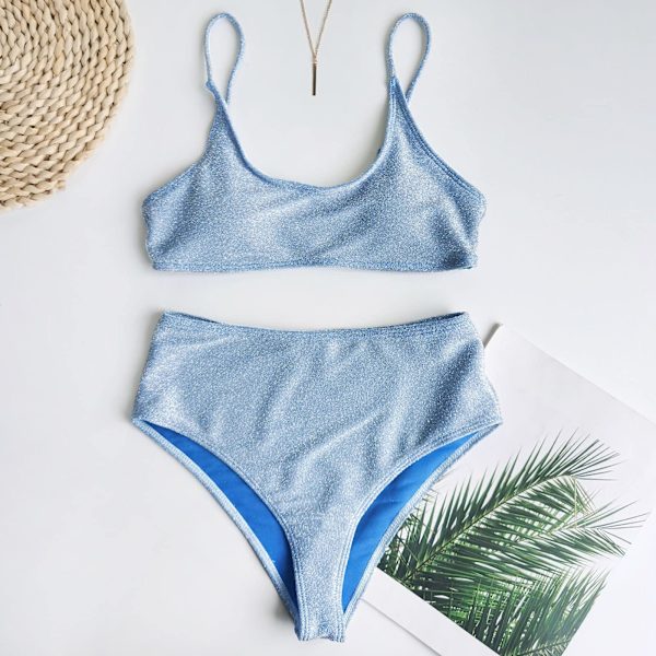 Bikiniset för kvinnor, tvådelad baddräkt