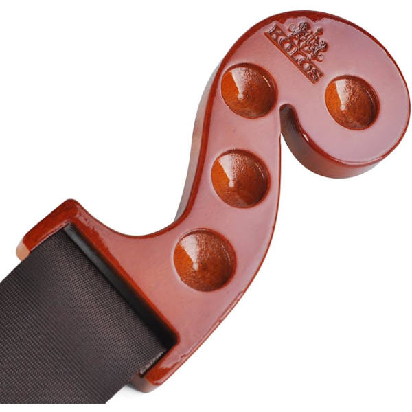 Massivt tre for cello-endpin, sklisikker stativ, endpin-anker, musiknotebase, 4 hull Rød tre