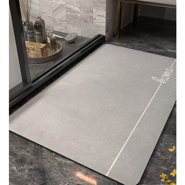 Bademåtte Absorberende og Hurtigtørrende Badeværelsesgulvmåtte Song of Home 50*80cm