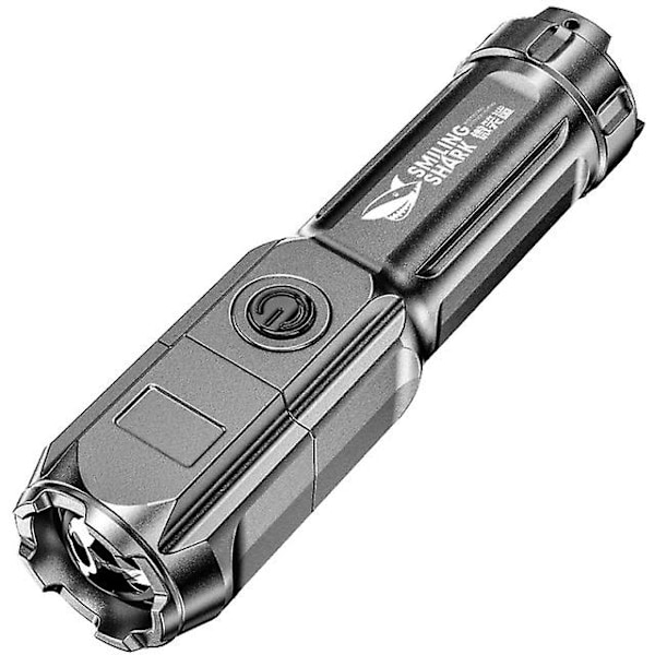 Flashlight strong light rechargeable zoom giant bright xenon special forces home outdoor portable led luminous flashlight