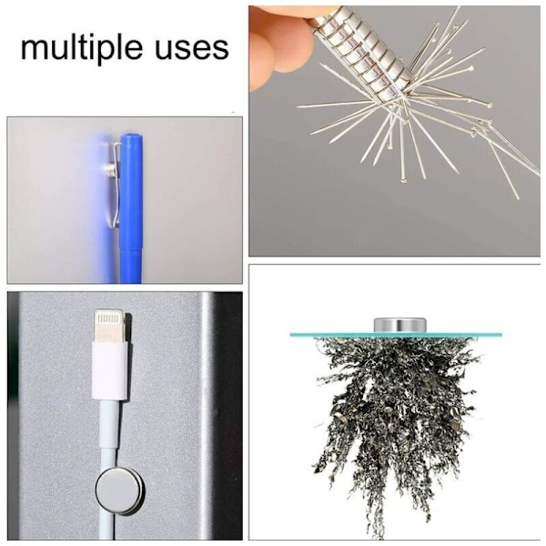50 kiinteää neodyymimagneettiosaa n35 8 x 3 mm Super-tyyppisiä pyöreitä kiekkoja