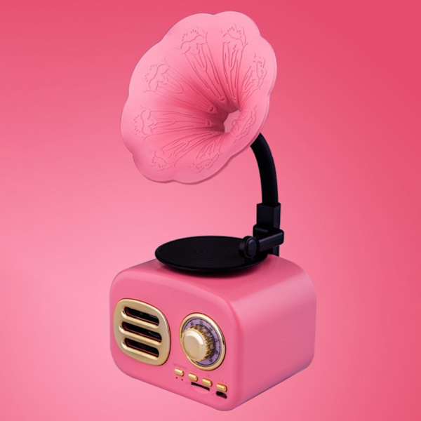 Bærbar Retro Bluetooth Højttaler TF Kort Trådløs Højttaler Musik Afspiller