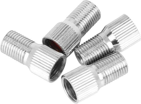 4 stk 19mm krom dekkventilforlengeradapter for bil lastebil