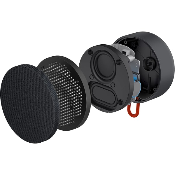 Grå - 1 x Xiaomi bærbar Bluetooth-høyttaler, bærbar høyttaler med Bluetooth-tilkobling, støv- og vannbestandig teknologi, Bluetooth 5.0 lang