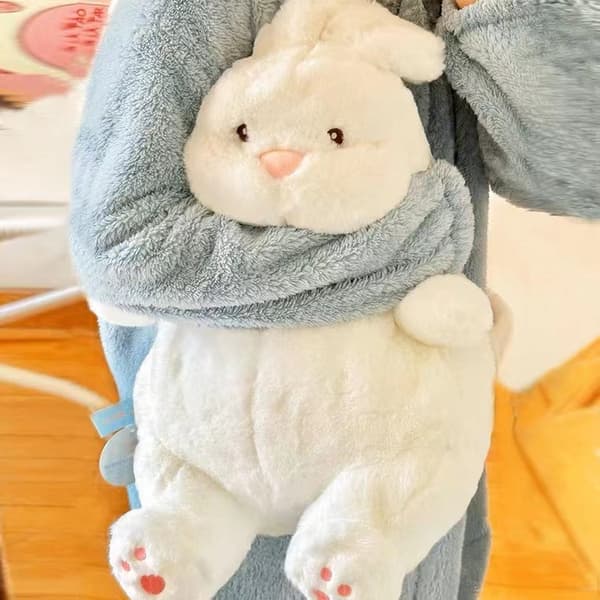 45cm laiska valkoinen kani pehmolelu pehmolelu pehmoeläin pehmolelu