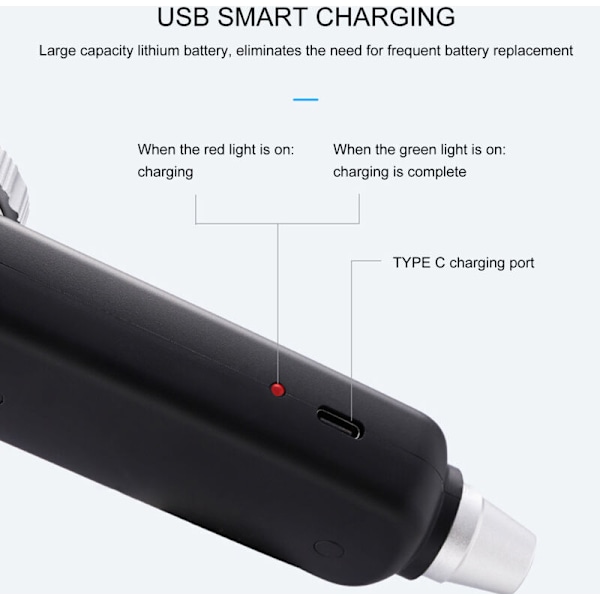 Lupe 30x hvid lilla gul lys 3 farver Genopladelig USB med multifunktionelt blad