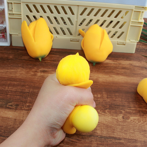 Imitation skalad mango slow rebound dekompression leksak