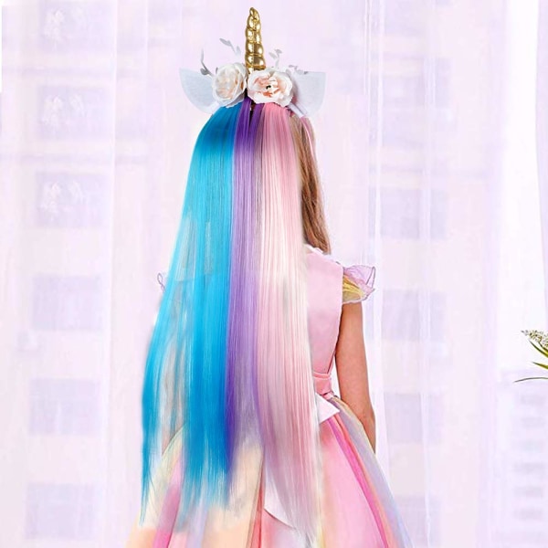 Unicorn Headband Girls Unicorn Costume Birthday Halloween Party Unicorn Party Supplies Gifts