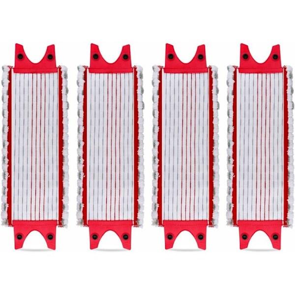 Set med 4 mikrofiberersättningsmoppar för Vileda EasyWring Ultramax/ 1-2 spray mikrofibermoppar för Vileda Ultramax, Ultramax, Ultramax Plus och Easy Wa