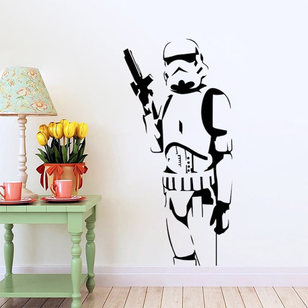 Tähtien sota -aiheinen seinätarra, jossa on Stormtrooper-hahmo