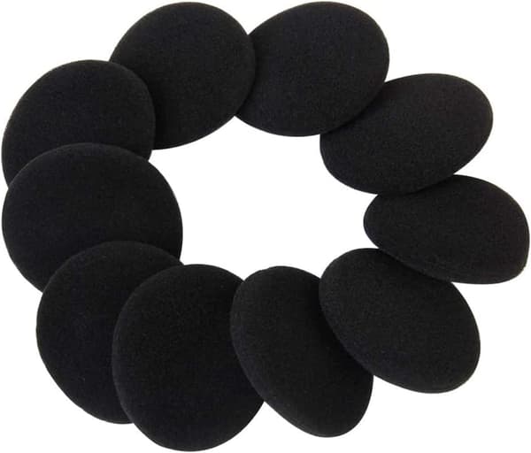Pakke med 5 par 5 cm øreputer