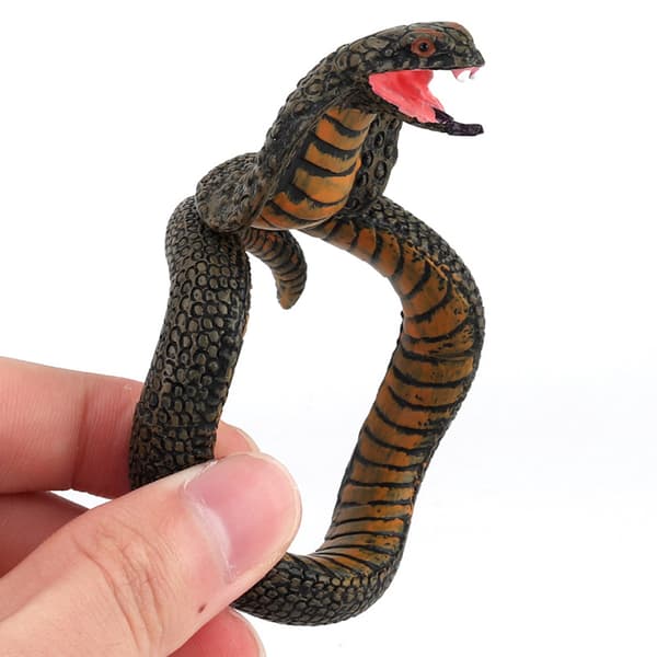 Käärme Python Rannekoru Simulaatio Eläinmalli Kuvio Muovi Hauska Pila Lahja Lapsille Koulutus Lasten (Veri Python)