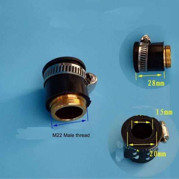 24MM Trådløs Universal Kranadapter (Universal Kranadapter), Ren Kobber Universal Koblingsadapter