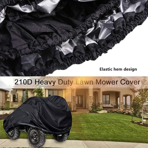 210D Oxford gräsklipparöverdrag Skydd UV-skydd Dammtät Väderbeständigt överdrag för gräsklippare Traktor 183 x 137 x 117cm