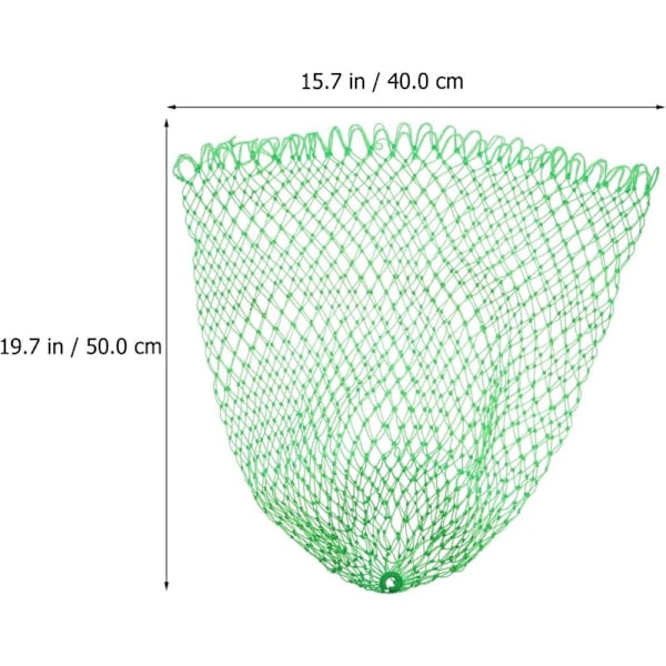 Tykk nylon reservefilet for fluefiske - reserveutstyr for utendørs fiske - 60 x 50 cm