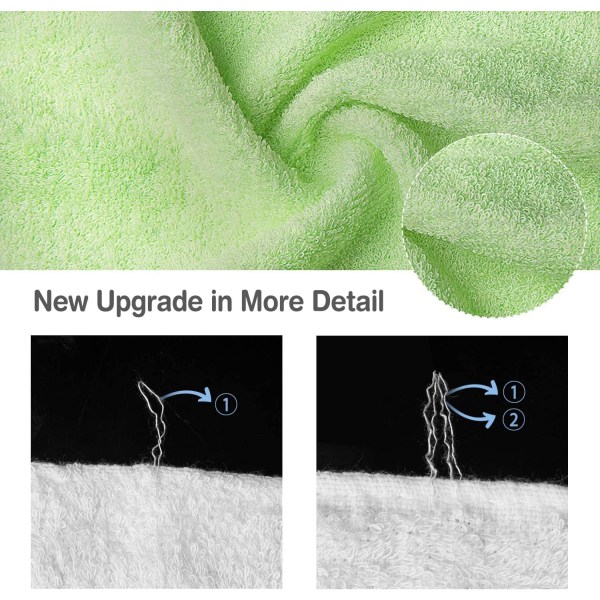10 stk. Babyhåndklæder Håndklæder Bambusfiber Ansigtsvådservietter 25*25 Cm Børnehåndklæder Flerfarvede Badehåndklæder Køkkenhåndklæder