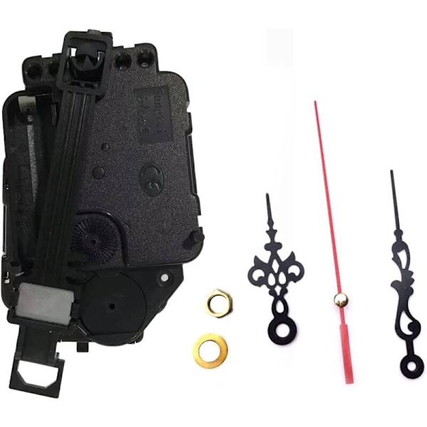 16mm kvartsklokke urverk, DIY veggklokke urverksmekanisme med batterier erstatning av reservedeler klokkedeler