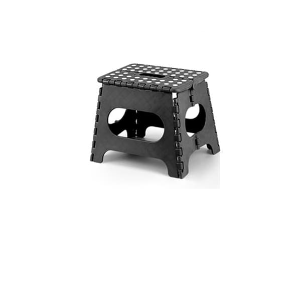Fällbar pall 27cm - Svart