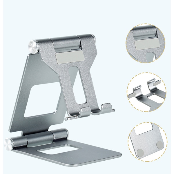 Metalliteline (harmaa)