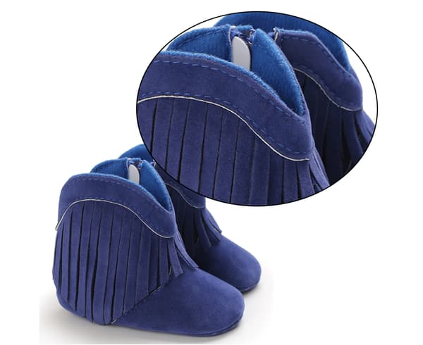 Baby Skor Varm Bomullsskor-Blå (13cm)