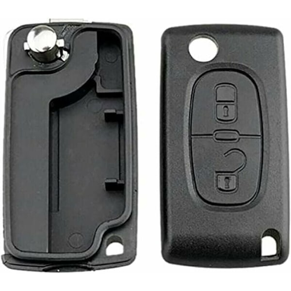 Candyse 2 Näppäintä CE0523 CE0523 Taitettava avain Peugeot 207 307 308 407 408 3008 5008 CITROEN C2 C4 C4 C5 C6 C8 (2 näppäintä, CE0523) -DPZO