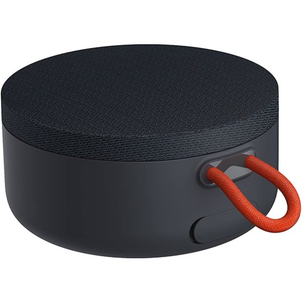Grå - 1 x Xiaomi bærbar Bluetooth-høyttaler, bærbar høyttaler med Bluetooth-tilkobling, støv- og vannbestandig teknologi, Bluetooth 5.0 lang