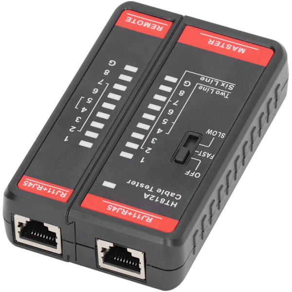 RJ11 RJ45 nettverkskabeltester Telefonledning testverktøy Tilbehør for måling HT812A