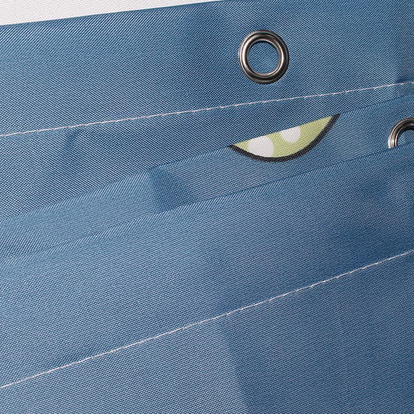 Vattentät duschdraperi förtjockad triangel polyester duschdraperi 180*180cm