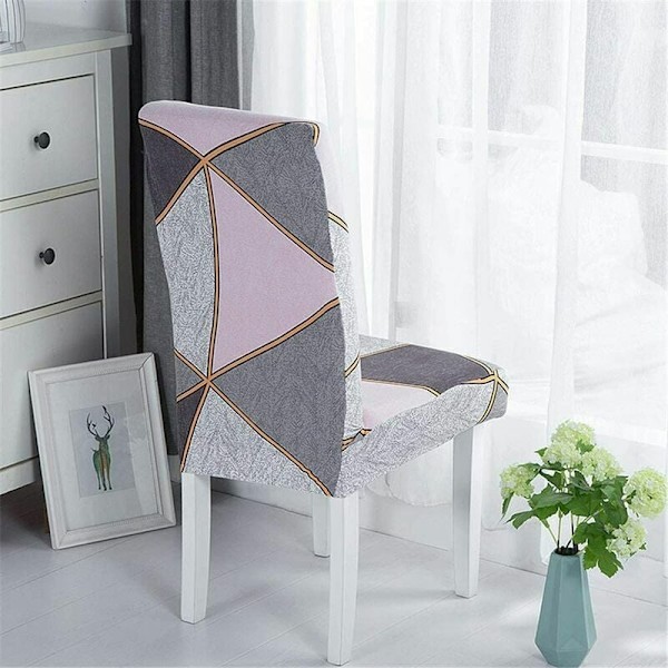 Spisestol trekk Patchwork Trykt Patchwork Stol Trekk Bryllupsstol Bryllupsdekorasjon Hotell Restaurant a stil a