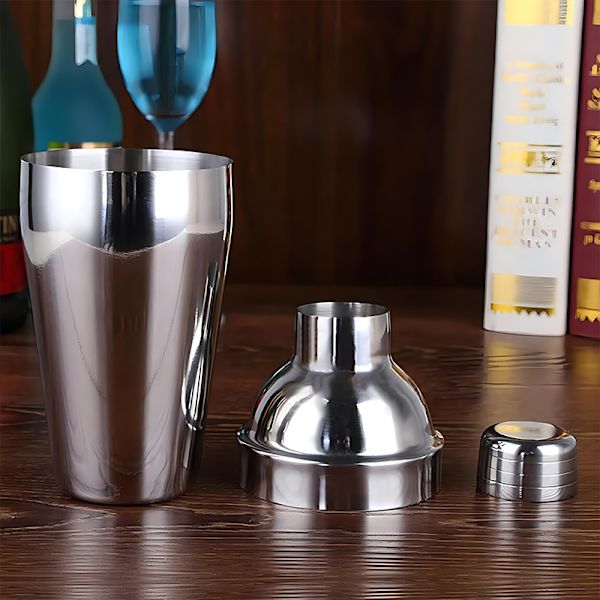 Cocktail shaker med indbygget si til blanding af drinks, gave til far kæreste