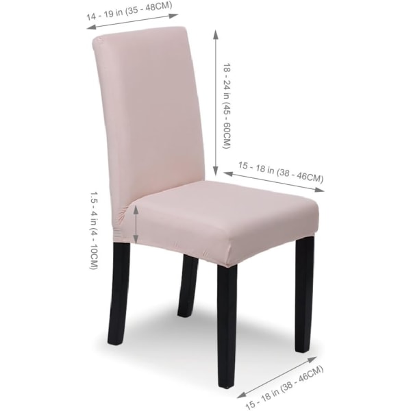 2 kpl (iso punainen) Tuolinpäällinen, Ruokailutuolinpäällinen Universaaliin Sopivuuteen, Joustava Lycra, Erittäin Helppo Puhdistaa ja Kestävä, Kimppu,