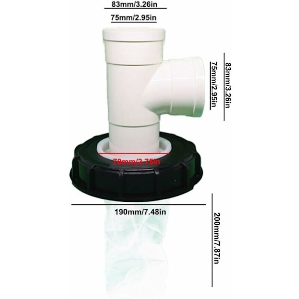 IBC-skydd med regnvattenfilter, IBC-filter i tvättbar nylon