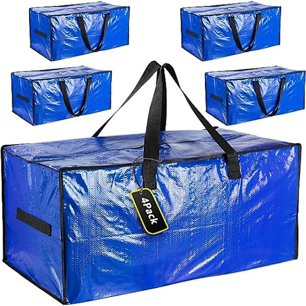 Set med 4 extra stora, kraftiga väskor