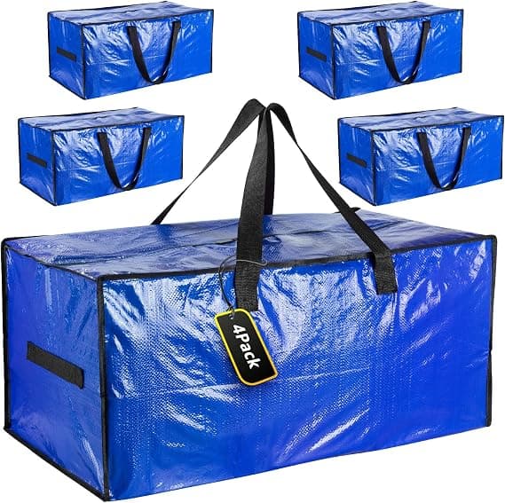 Sett med 4 ekstra store, kraftige bager