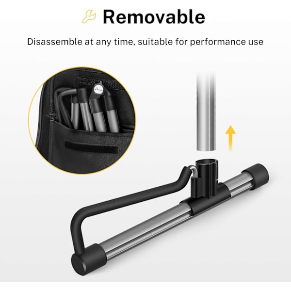 Sammenklappelig Guitarstativ Universal Sammenklappelig Guitarstativ Guitar Rest til Akustisk, Elektrisk, Basguitarstativer til Guitarer, Grå Farve