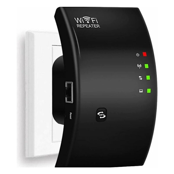 Wi-Fi-toistin, WiFi-toistin, tehokas WiFi-vahvistin, WiFi-laajennin N300, WiFi-signaalinvahvistin, 1 Ethernet-portti, kattaa jopa 200㎡, helppo asentaa,