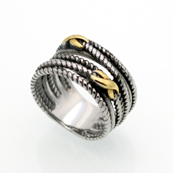 Women's Black Ring, Retro Thick Aesthetic Ring Women's Costume Jewelry Gift for Her